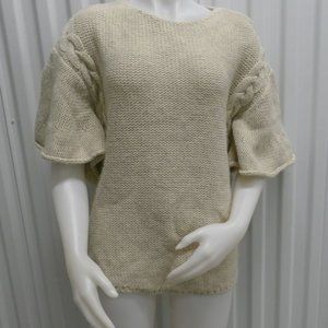 Zara Knit Angel Wing Pull Over Sweater Size M